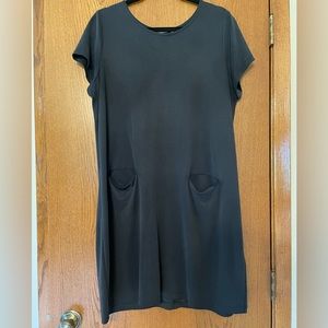 Sigrid Olsen shift dress sz XL grey